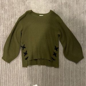 Tucker and Tate army green sweater